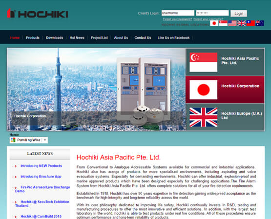 website-design-Hochiki-Before